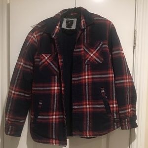 Quicksilver flannel button up jacket